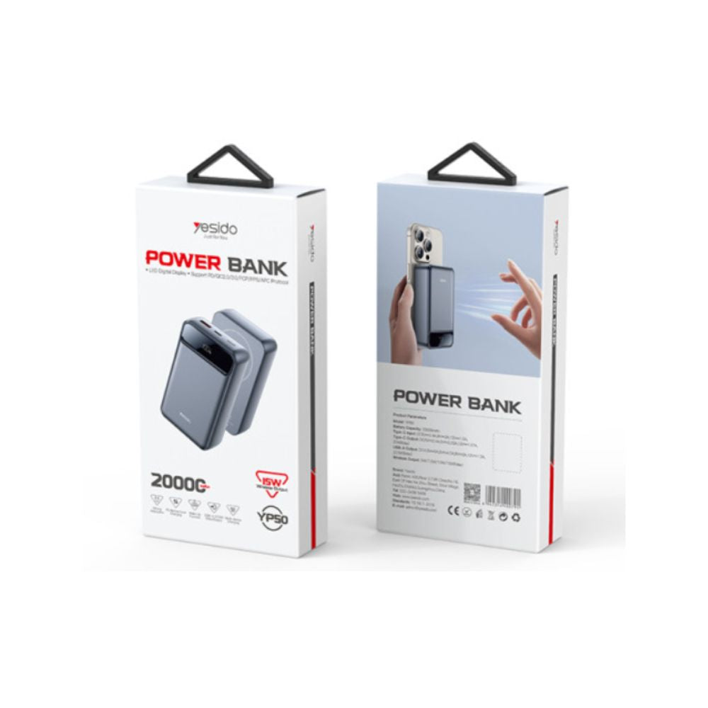 Yesido YP50 20,000mah Magnetic Power Bank Yesido YP50 20,000mah Magnetic Power Bank